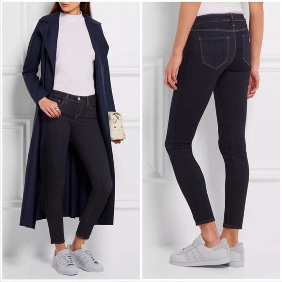 L'AGENCE Denim - L’AGENCE Chantal Low Rise Skinny Midnight Jeans
